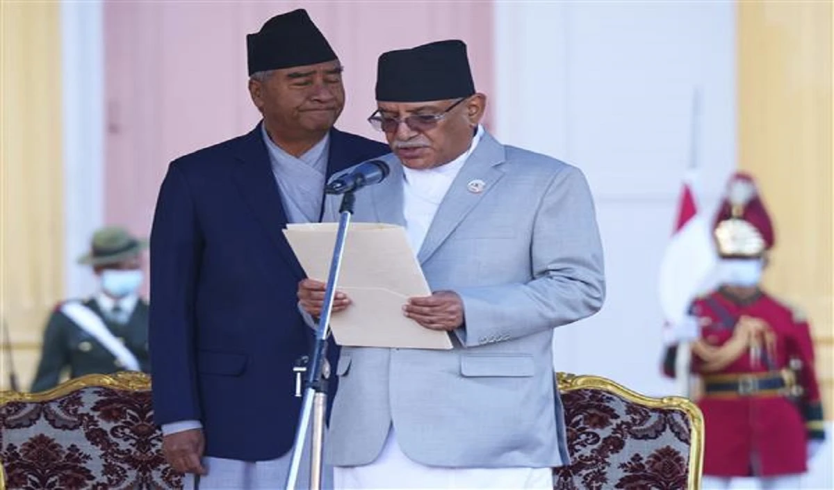 पुष्प कमल दहल ‘प्रचंड’ ने नेपाल के प्रधानमंत्री पद की शपथ ली