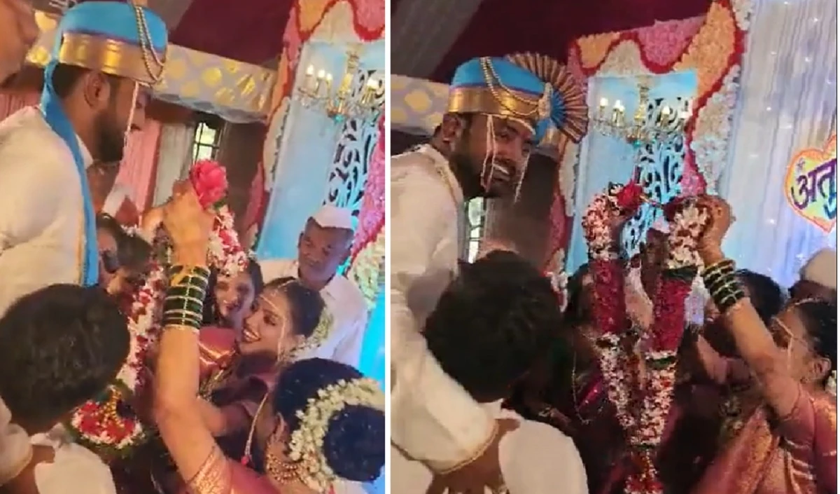 Maharashtra Twin sisters Wedding | फिल्मी स्टाइल में जुड़वां बहनों ने एक ही लड़के से रचाई शादी, वीडियो वायरल होते ही मच गया बवाल