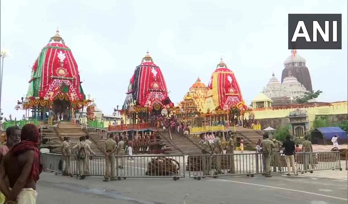 नववर्ष के अवसर पर पुरी के जगन्नाथ मंदिर में सुरक्षा के कड़े इंतजाम