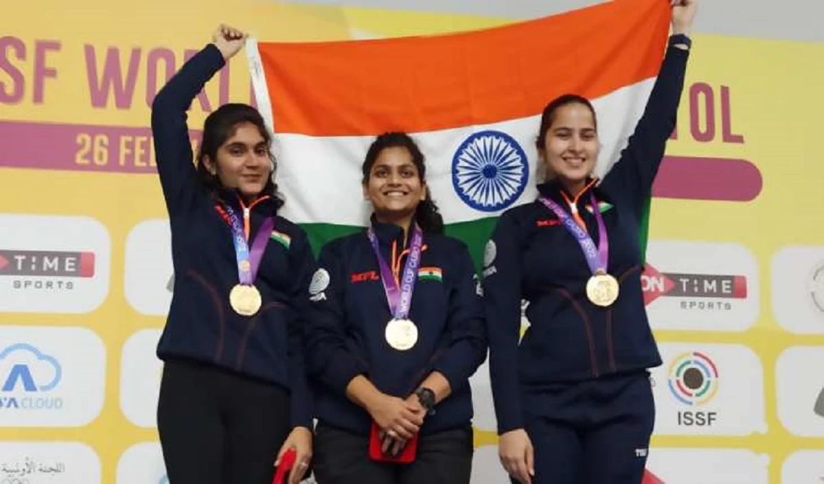 भारतीय निशानेबाजों ने Cairo World Cup के मिश्रित टीम स्पर्धा के सभी पदक जीते