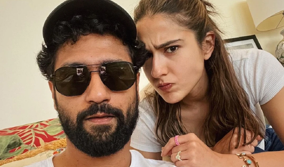 Zara Hatke Zara Bachke की रिलीज से पहले शिव मंदिर दर्शन करने पहुंचे Sara Ali Khan और Vicky Kaushal, देखें तस्वीरें