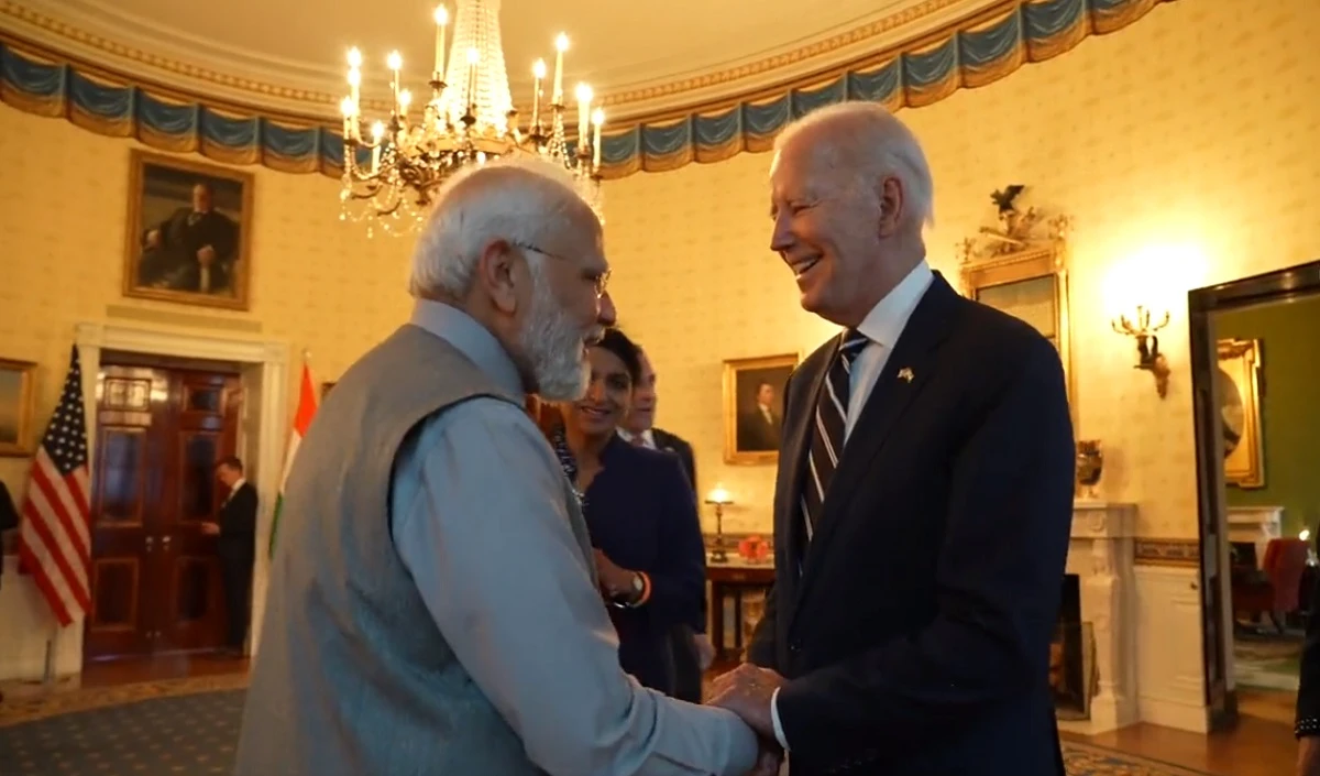 PM Modi US Visit: जो बाइडेन के संग PM मोदी की व्हाइट हाउस में प्रेस कॉन्फ्रेंस, 2 ही सवालों का देंगे जवाब