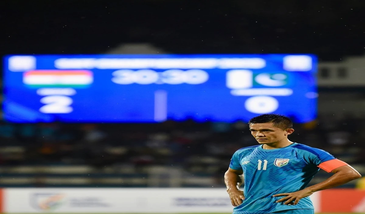 Sunil Chhetri ने Pakistan के खिलाफ लगाई हैट्रिक, Social Media पर आ गई मीम्स की बाढ़