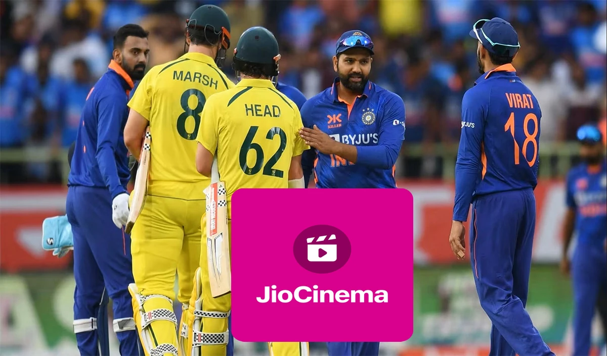 IND vs AUS के बीच वनडे सीरीज का 11 भाषाओं में प्रसारण करेगा ‘जिओ सिनेमा’
