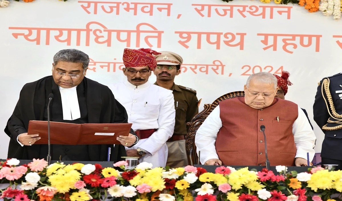 Justice M.M. Srivastava बने राजस्थान हाई कोर्ट के मुख्य नयायधीश, राज्यपाल ने दिलाई शपथ