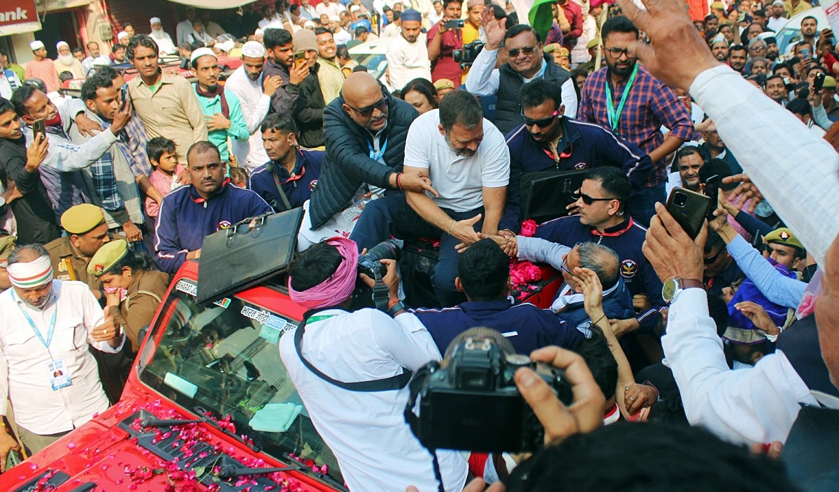 Wayanad से लौटे Rahul Gandhi, उत्तर प्रदेश के प्रयागराज से फिर से शुरू की Bharat Jodo Nyay Yatra