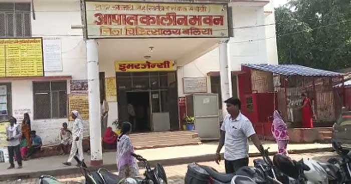 रसड़ा-सिधागरघाट मार्ग के समीप बाइकों की टक्कर में दो जख्मी
