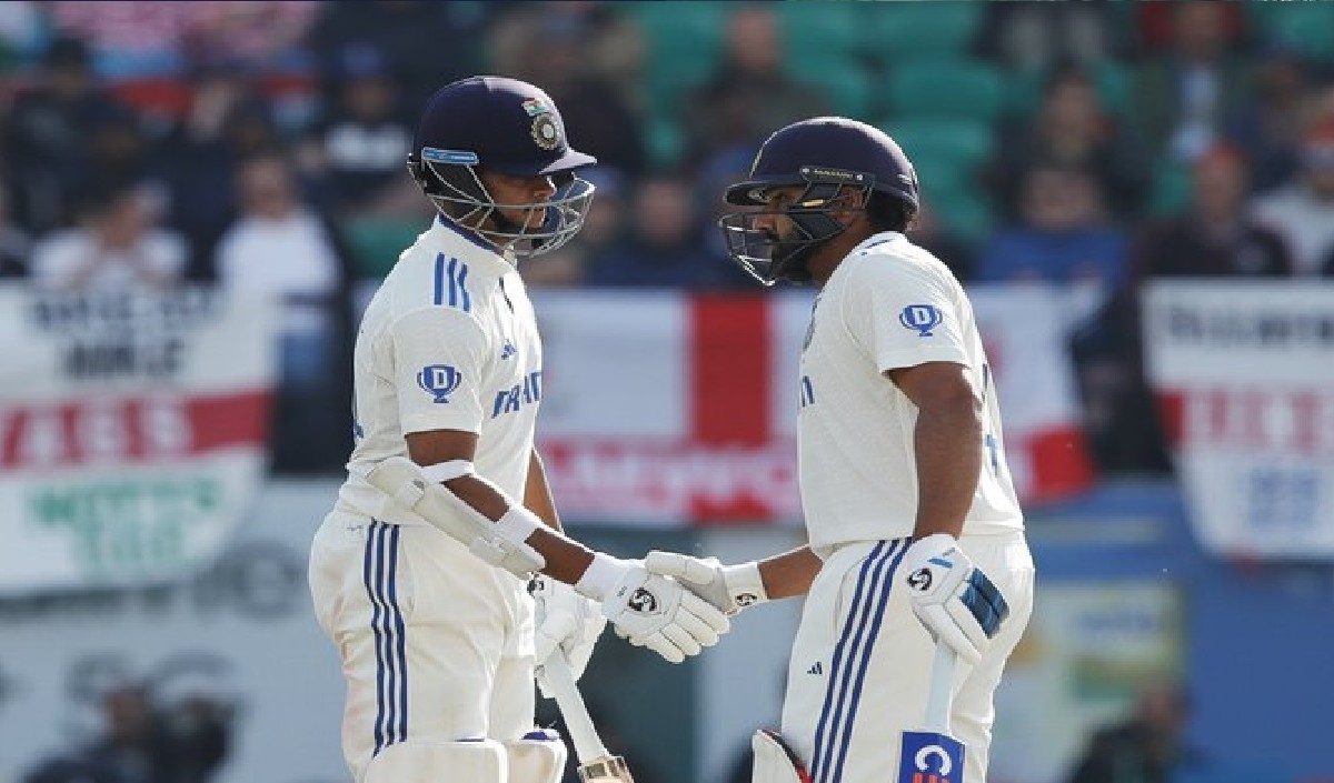 IND vs ENG 5th Test Day 1: धर्मशाला टेस्ट का पहला दिन भारत के नाम रहा, स्कोर- 135/1