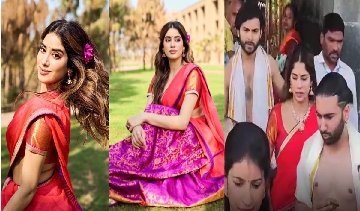 Janhvi Kapoor ने जन्मदिन पर Shikhar Pahariya और Orry के साथ तिरुपति मंदिर के दर्शन किए