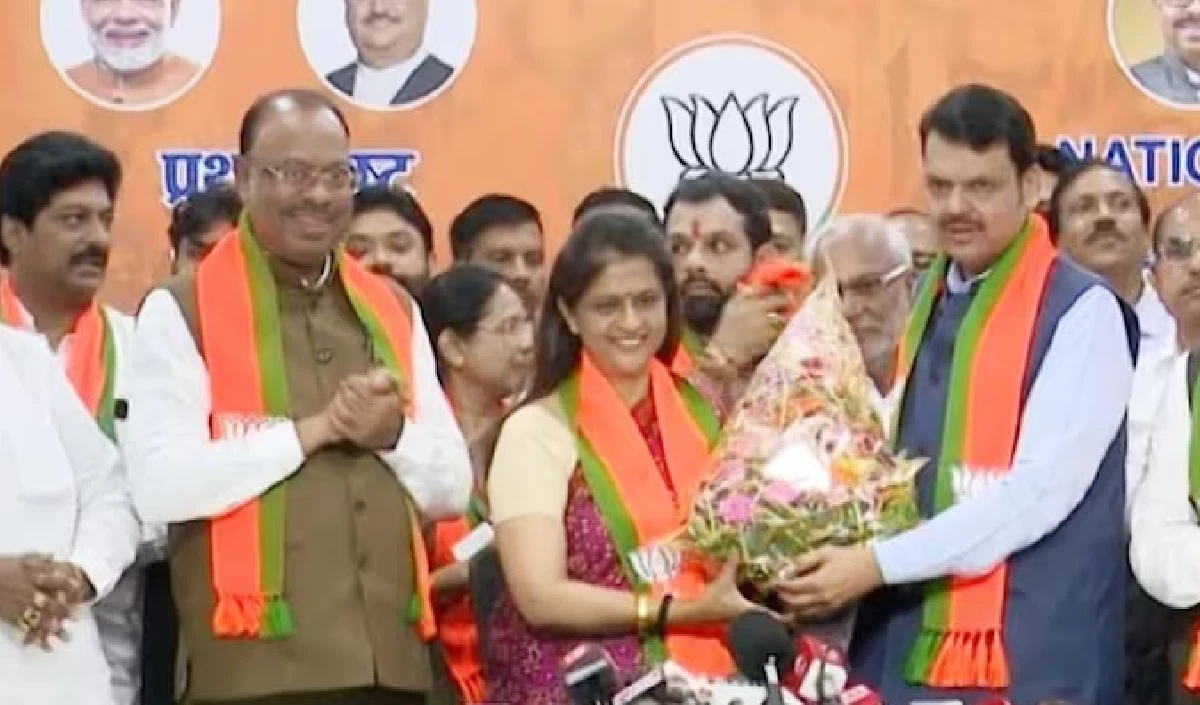 महाराष्ट्र में कांग्रेस के दिग्गज नेता शिवराज पाटिल की बहू बीजेपी में शामिल, फडणवीस बोले- भाजपा होगी और मजबूत