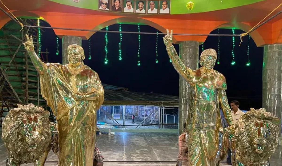 BJP उम्मीदवार ने किया एमजीआर-जयललिता के स्मारकों का दौरा, भड़क गई AIADMK