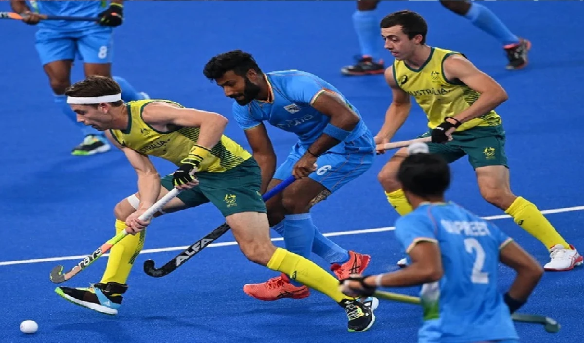 भारतीय पुरुष हॉकी टीम की पहले टेस्ट मैच में ऑस्ट्रेलिया के हाथों करारी हार