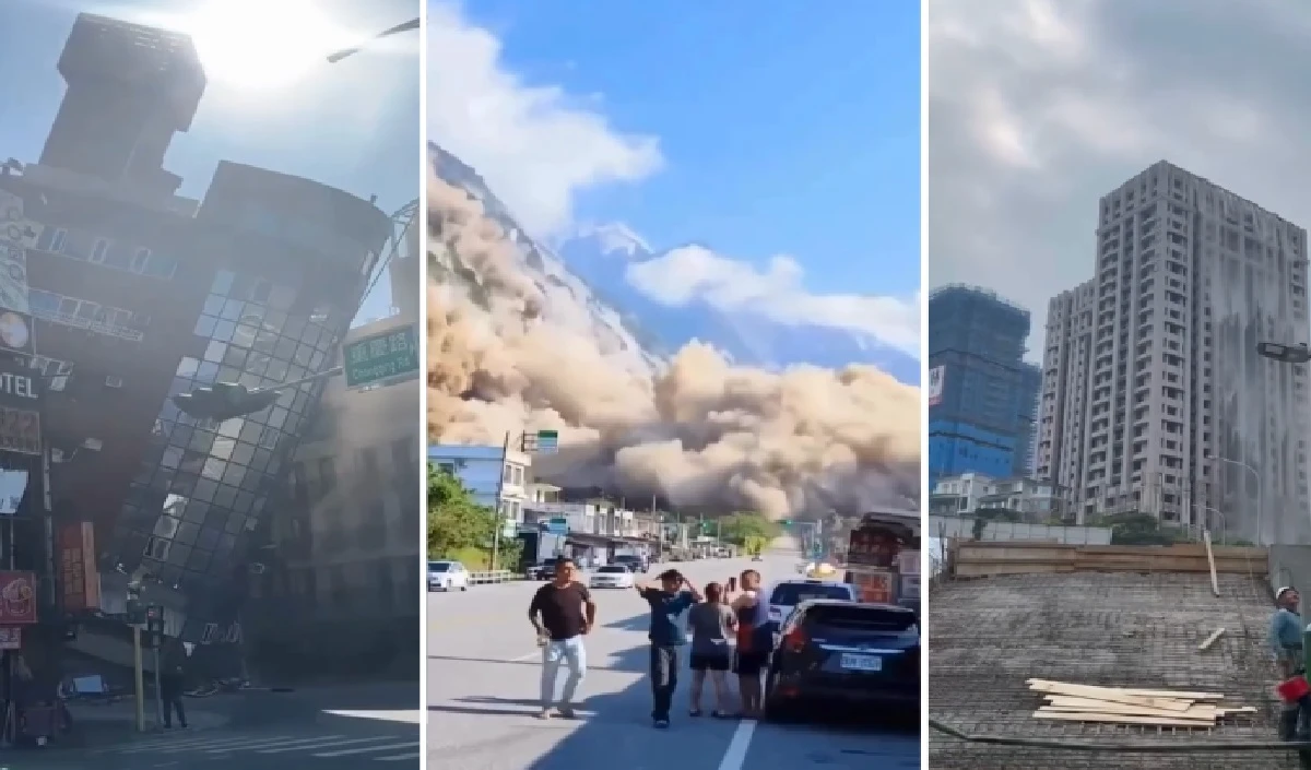 Taiwan Earthquake ने चीन को भी हिला दिया, 25 साल की सबसे बड़ी तबाही का वीडियो आया सामने