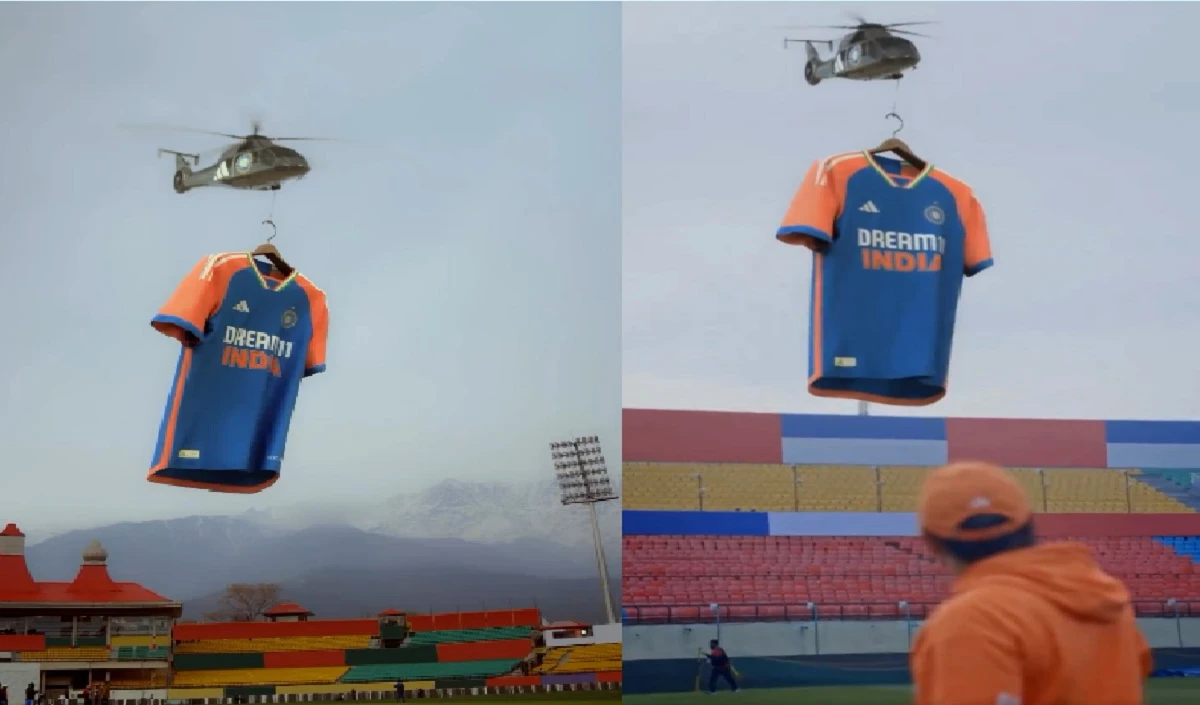 T20 World Cup के लिए टीम इंडिया की जर्सी आई सामने, नए कलेवर के साथ नजर आएगी रोहित ब्रिगेड- Video
