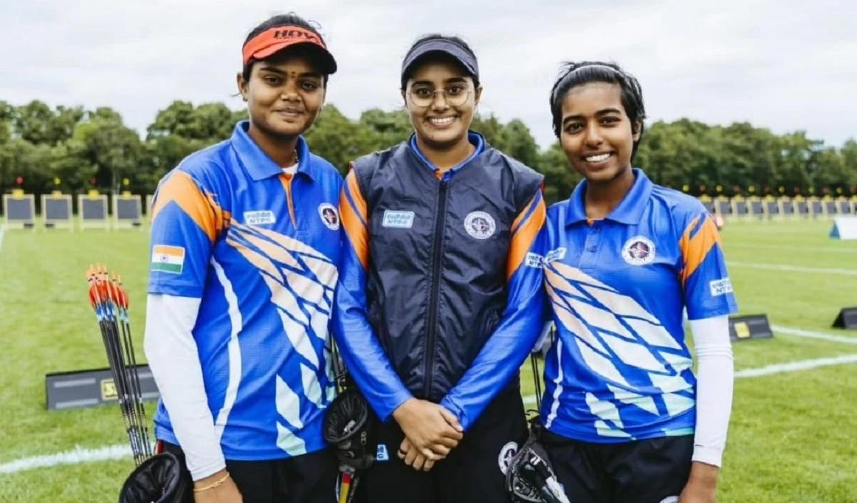 भारतीय महिला कम्पाउंड तीरंदाजी टीम ने विश्व कप में लगायी स्वर्ण पदकों की हैट्रिक