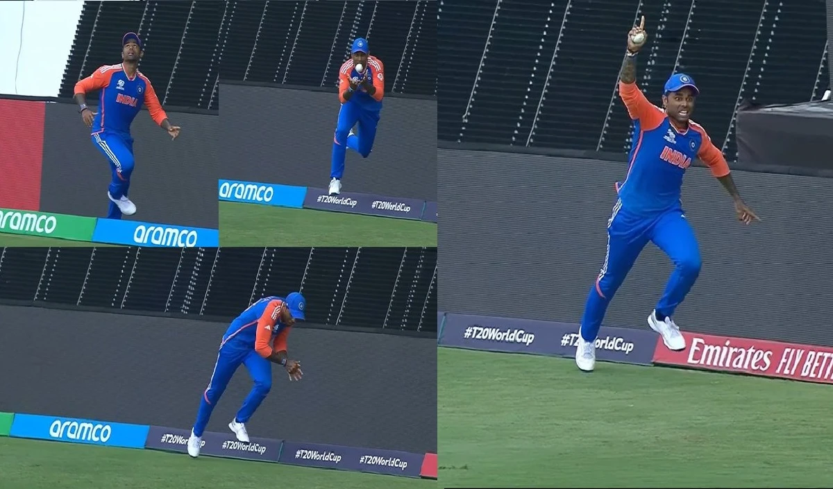 फील्डिंग से दिल जीत ले गए SKY, क्रिकेट इतिहास का सबसे हैरतअंगेज कैच लपका- Video