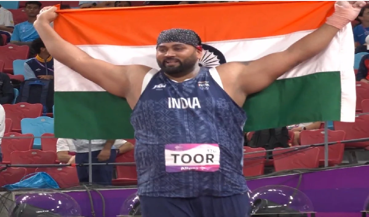 गोला फेंक  खिलाड़ी तजिंदर पाल सिंह राष्ट्रीय अंतर राज्यीय एथलेटिक्स चैंपियनशिप से हटे