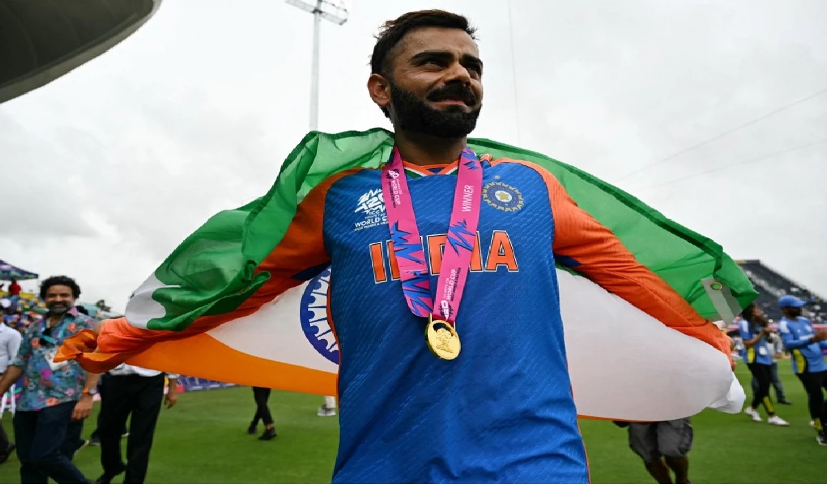 Virat Kohli T20 Retirement: आंखों में खुशी के आंसू, हाथ में ट्रॉफी, विराट कोहली ने टी20 क्रिकेट से लिया संन्यास, जानें क्या कहा?
