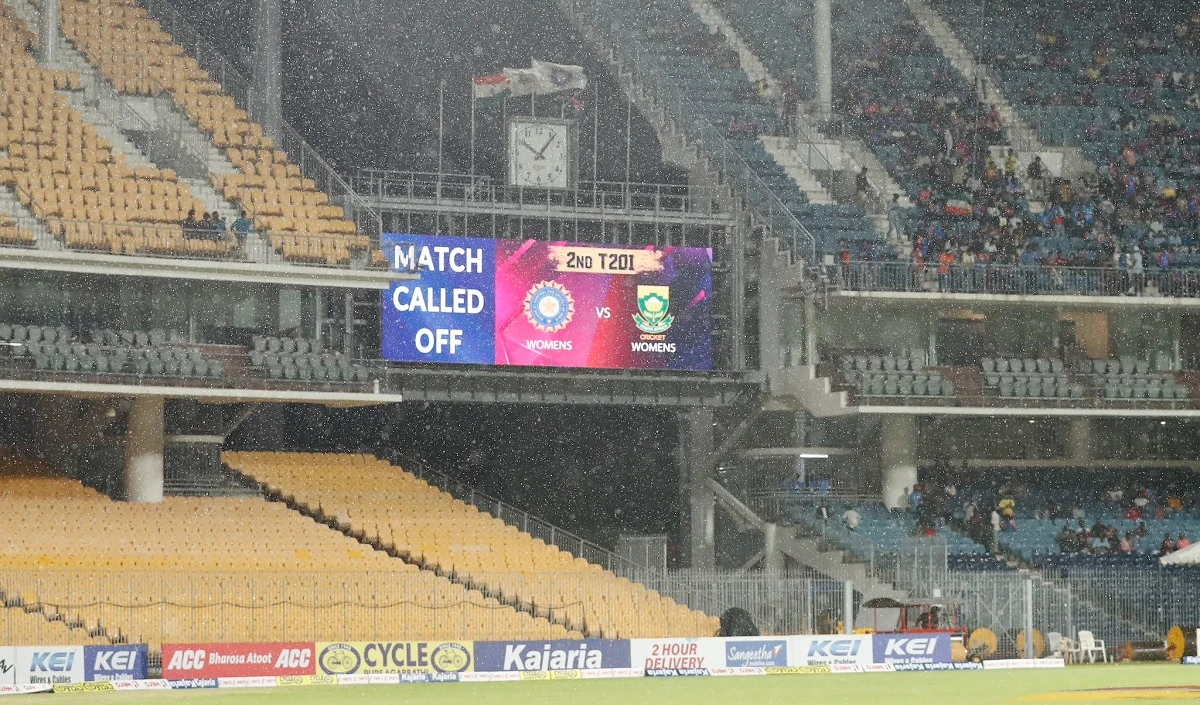 बारिश ने फेरा भारत और दक्षिण अफ्रीका की उम्मीदों पर पानी, दूसरा T20 बारिश के कारण रद्द