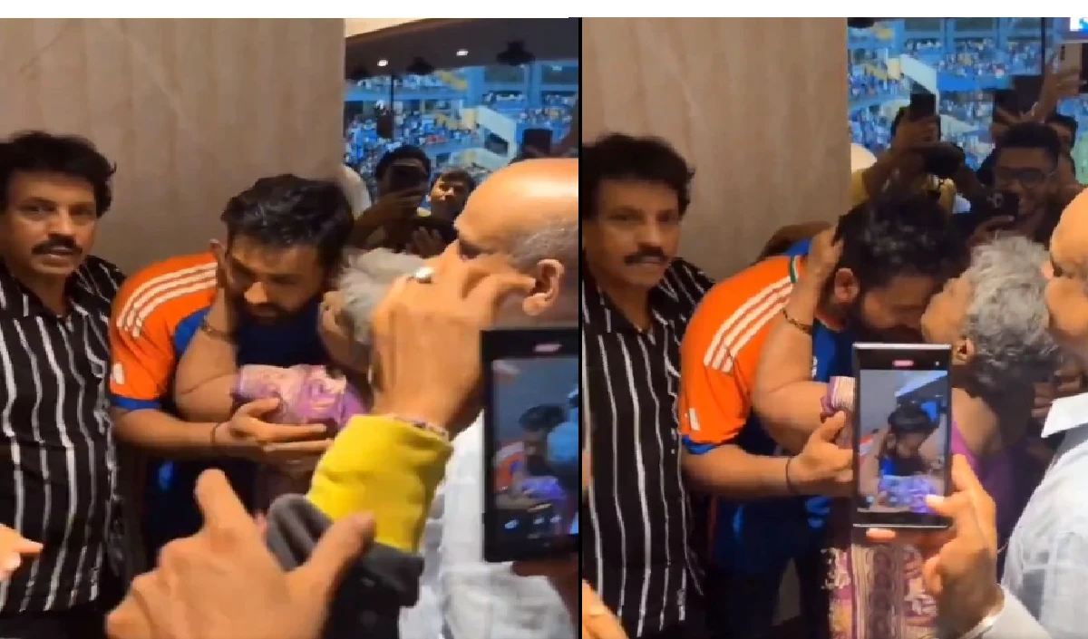 रोहित शर्मा से मिलने पहुंची उनकी मां, डॉक्टर का अप्वाइंटमेंट छोड़ बेटे को दुलार करने पहुंची- Video