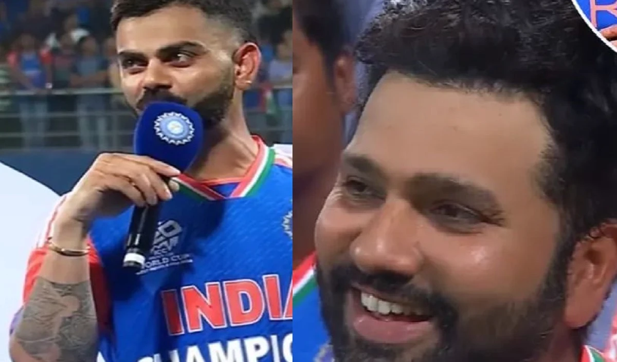 रोहित को 15 साल में पहली बार इतना भावुक होते हुए देखा : Virat Kohli