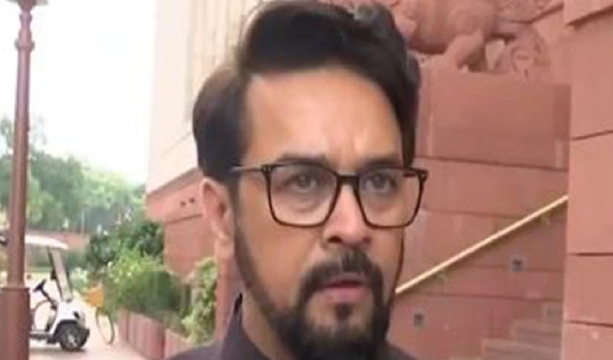 कांग्रेस देश को अराजकता की स्थिति में धकेलना चाहती है, सलमान खुर्शीद की टिप्पणी पर भड़के अनुराग ठाकुर