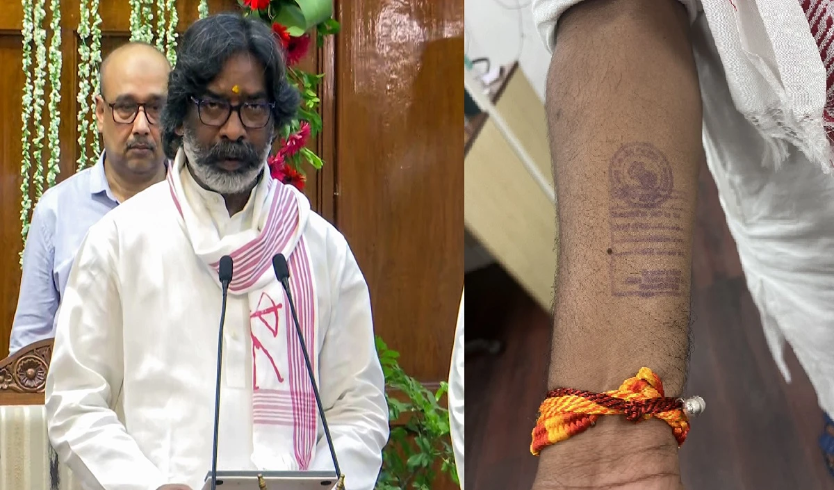 जन्मदिन पर हेमंत सोरेन ने दिखाई जेल वाली मुहर, इसे लोकतंत्र में मौजूदा चुनौतियों का प्रतीक बताया