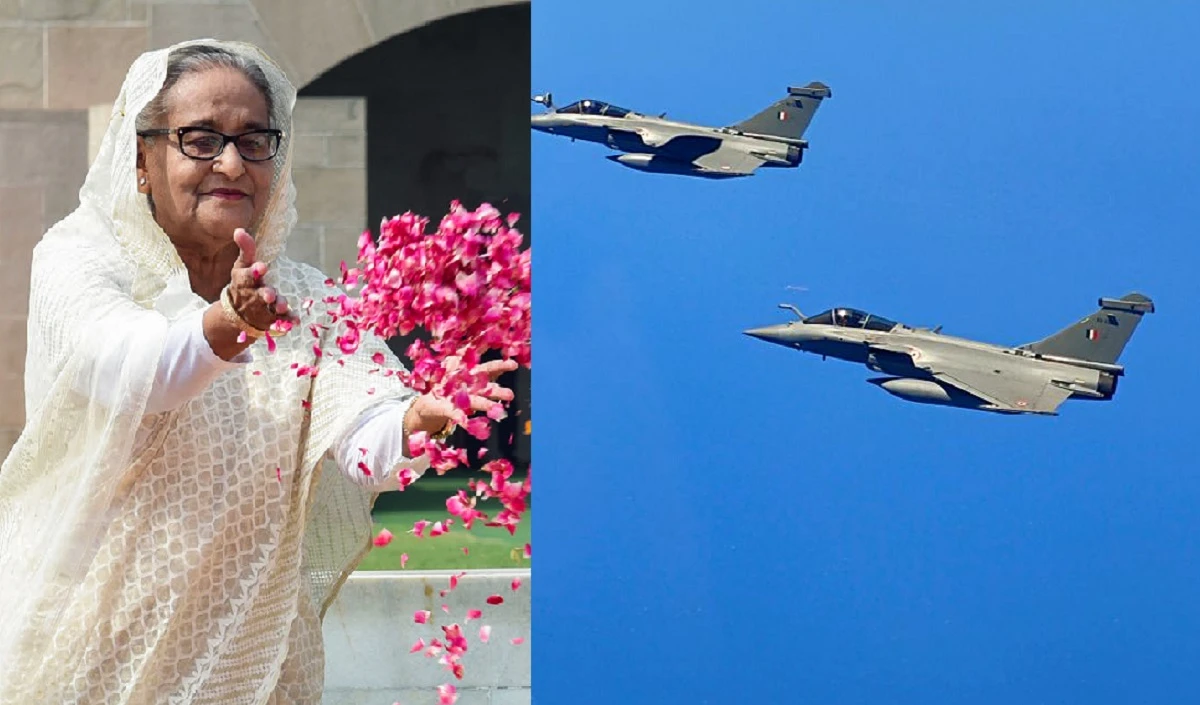 C-130J हरक्यूलिस में बैठकर शेख हसीना ने भरी उड़ान, इधर भारत ने क्यों राफेल विमानों से घेर लिया पूरा आसमान