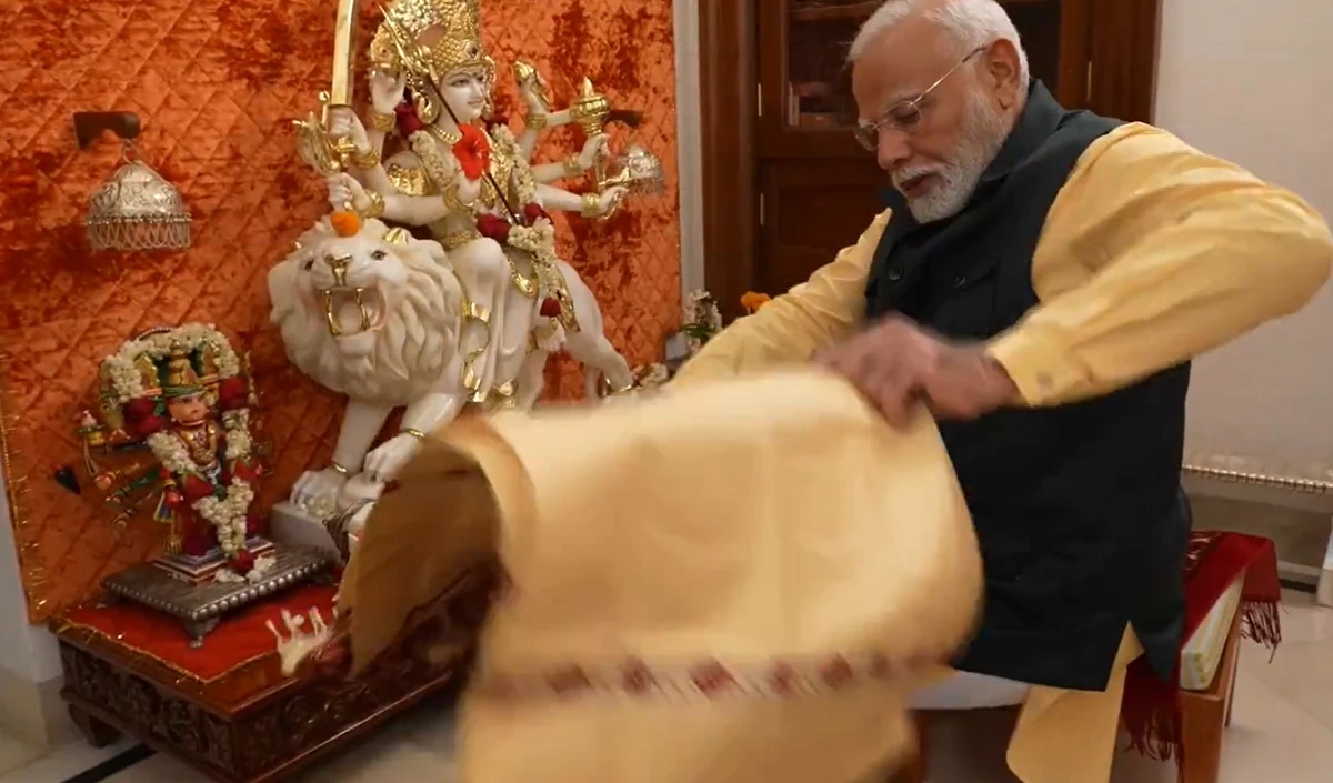 नव वत्सा का शुभ आगमन, PM मोदी के घर आया नन्हा मेहमान! दीपज्योति रखा नाम, देखें वीडियो