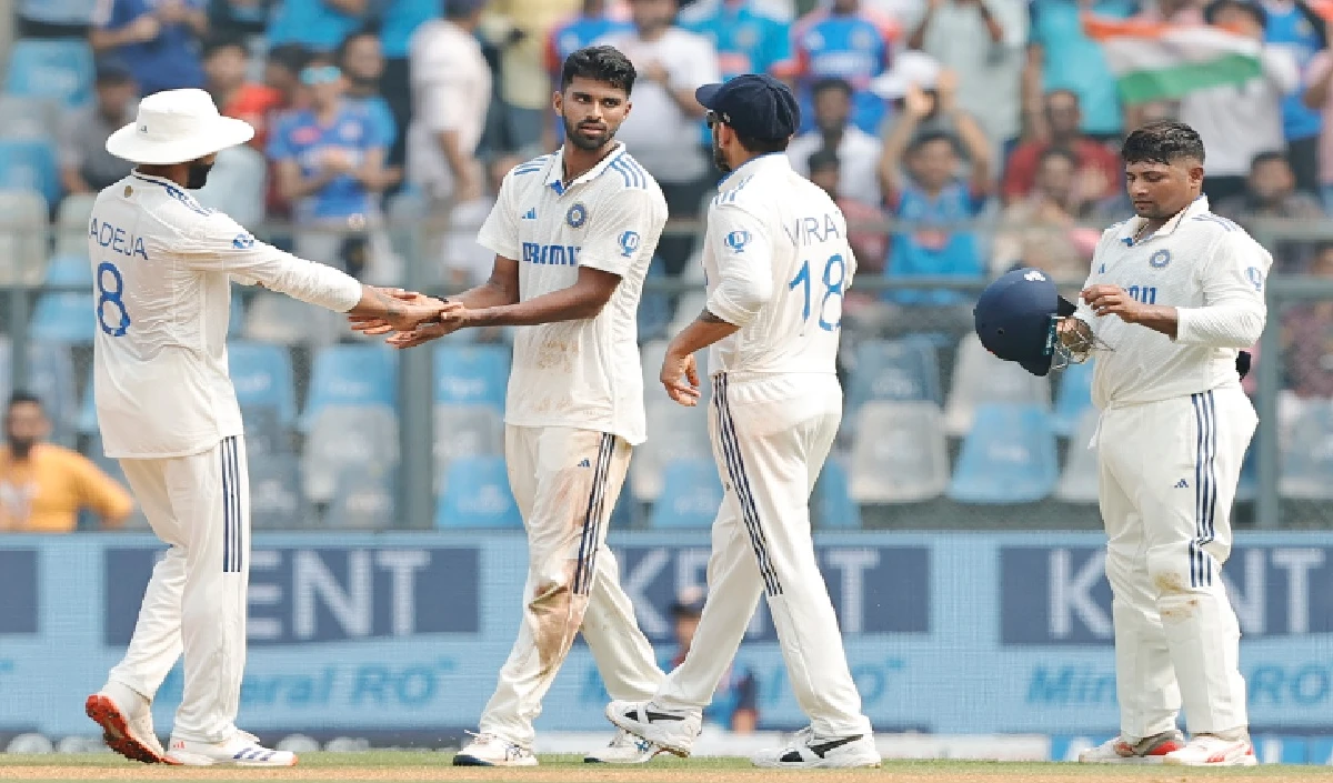 IND vs NZ: वॉशिंगटन सुंदर का कमाल, कीवी टीम के टॉप स्कोरर को अपनी फिरकी में फंसाया