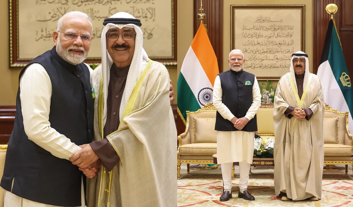 PM Narendra Modi कुवैती नेतृत्व के साथ वार्ता की, कई क्षेत्रों में सहयोग पर चर्चा हुई