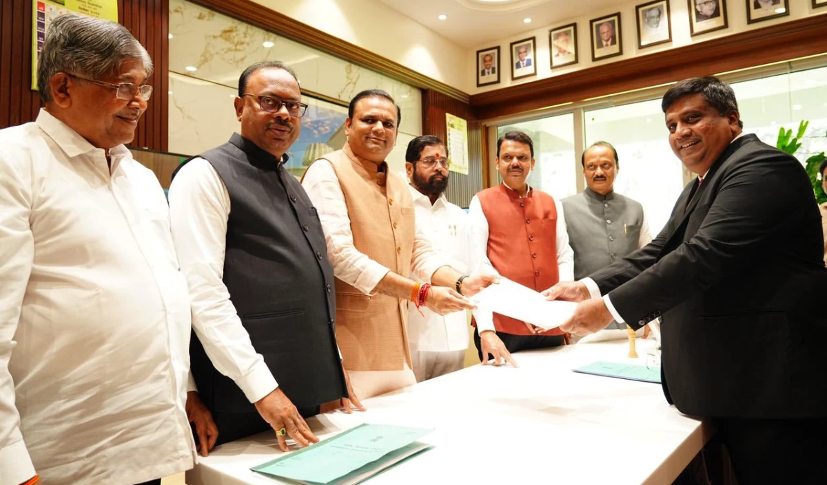 महाराष्ट्र विधानसभा अध्यक्ष पद के लिए Rahul Narwekar ने दाखिल किया नामांकन, भाजपा नेताओं का जताया आभार