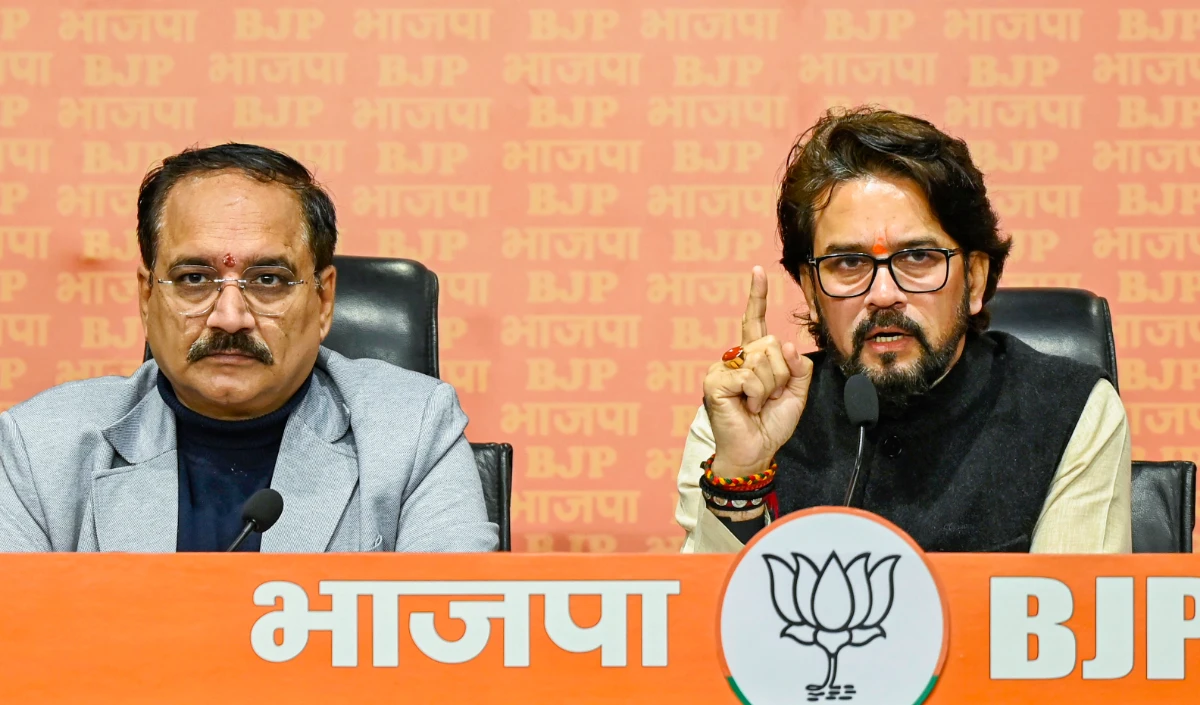 Delhi Elections: देश विरोधी ताक़तों के साथ हैं कई पार्टियां… AAP और कांग्रेस पर अनुराग ठाकुर का बड़ा हमला