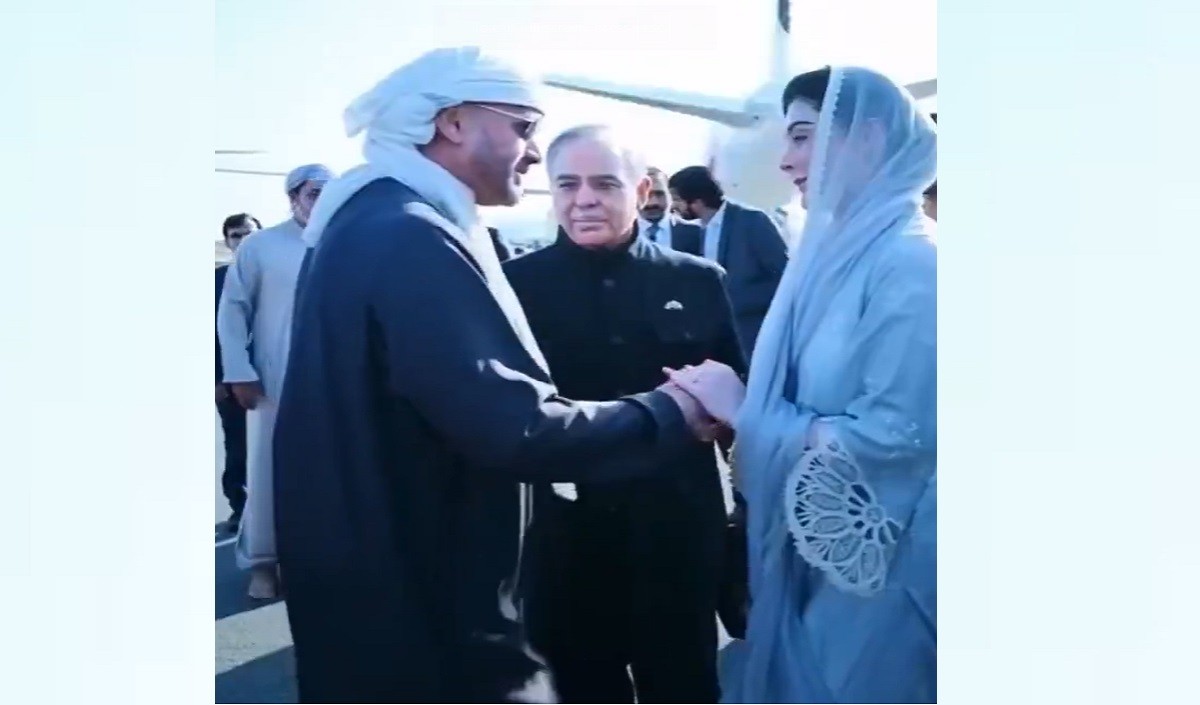नजरें मिली, मुस्कुराया और फिर हाथ पर रखा हाथ, UAE प्रिंस और मरियम नवाज की वायरल तस्वीर ने पाकिस्तान में मचाया तहलका