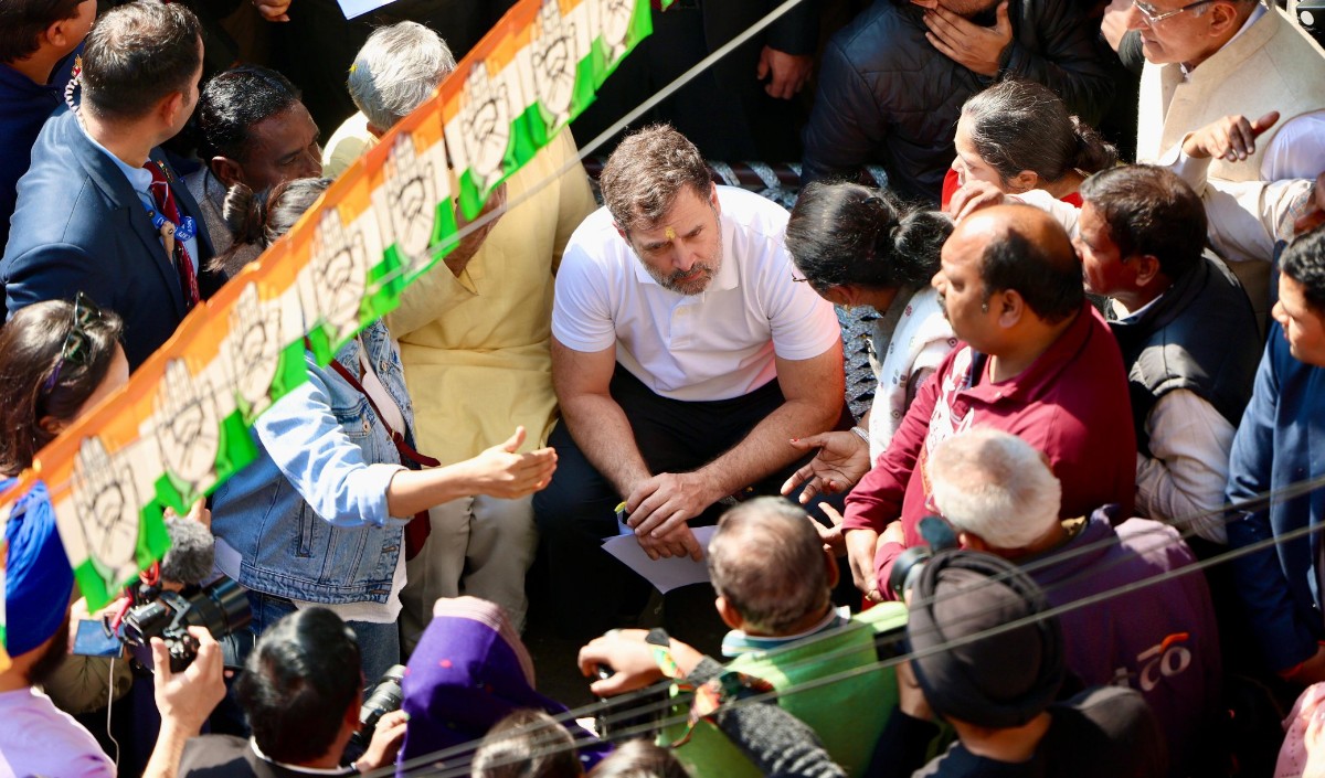 संदीप दीक्षित के प्रचार में उतरे राहुल गांधी, नई दिल्ली में किया जन संवाद, AAP और BJP पर साधा निशाना