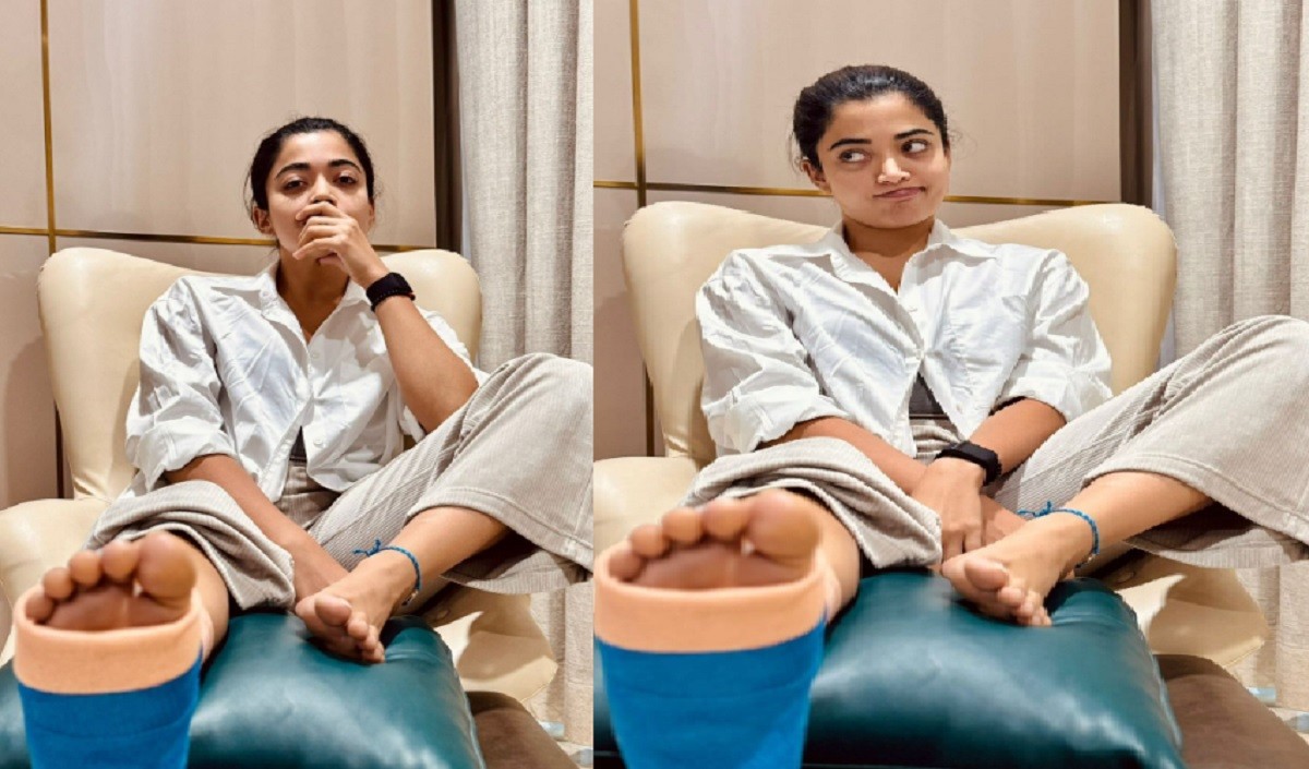 रश्मिका मंदाना ने मेकर्स से मांगी माफी, पोस्ट शेयर करके दिखाई पैर की चोट