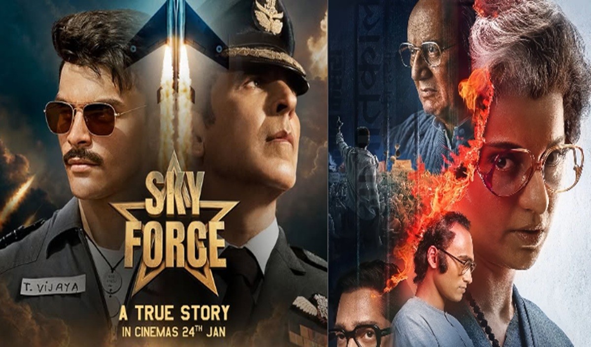 Box Office Report: Sky Force ने गणतंत्र दिवस का पूरा फायदा उठाया, Kangana Ranaut की Emergency ने डूबा दिया