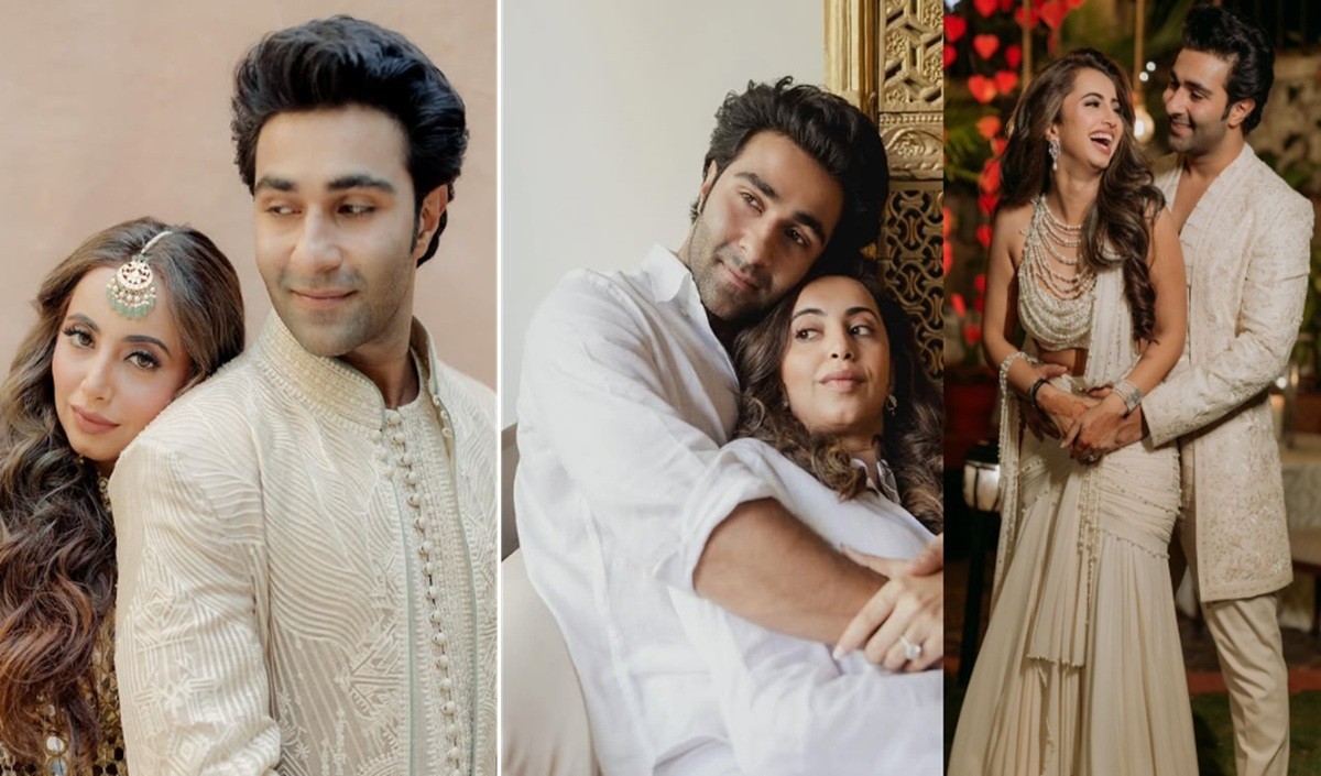 तारा सुतारिया से ब्रेकअप के बाद Aadar Jain ने Alekha Advani के साथ रचाई शादी, दोनों के साथ में पहली तस्वीर आयी सामने | Photos