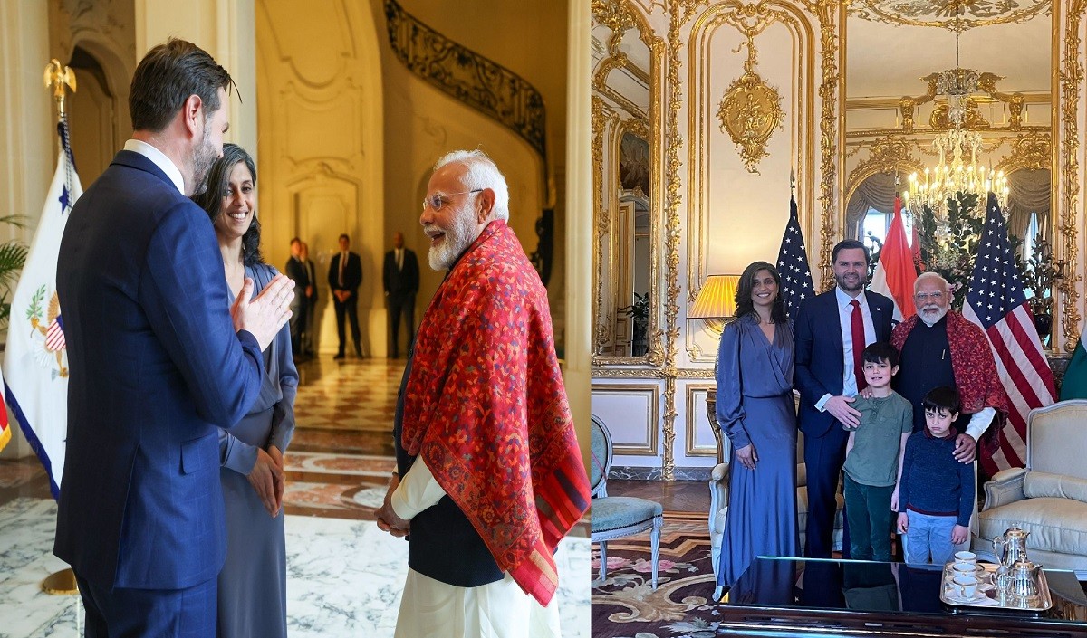 खास गिफ्ट लेकर US उपराष्ट्रपति के बेटे के बर्थडे में पहुंचे PM मोदी, वेंस ने हाथ जोड़कर जताया आभार