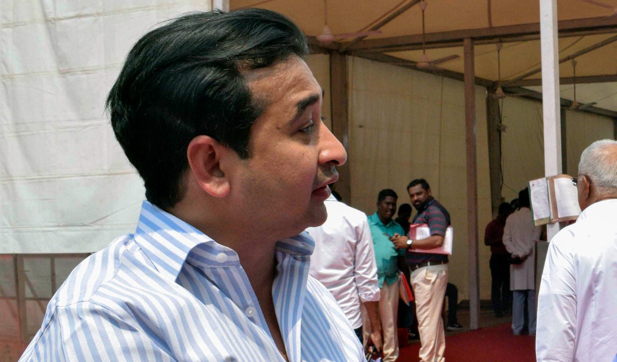 महाराष्ट्र के मंत्री Nitish Rane का दावा, संजय राउत कांग्रेस में शामिल होने के लिए कर रहे बातचीत