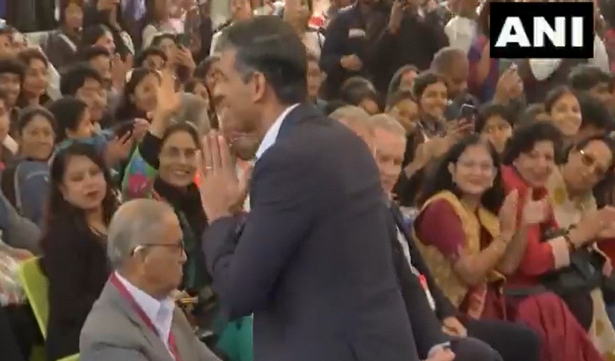 मंच से ऋषि सुनक का नाम अनाउंस हुआ, आगे जो हुआ आपका दिल जीत लेगा