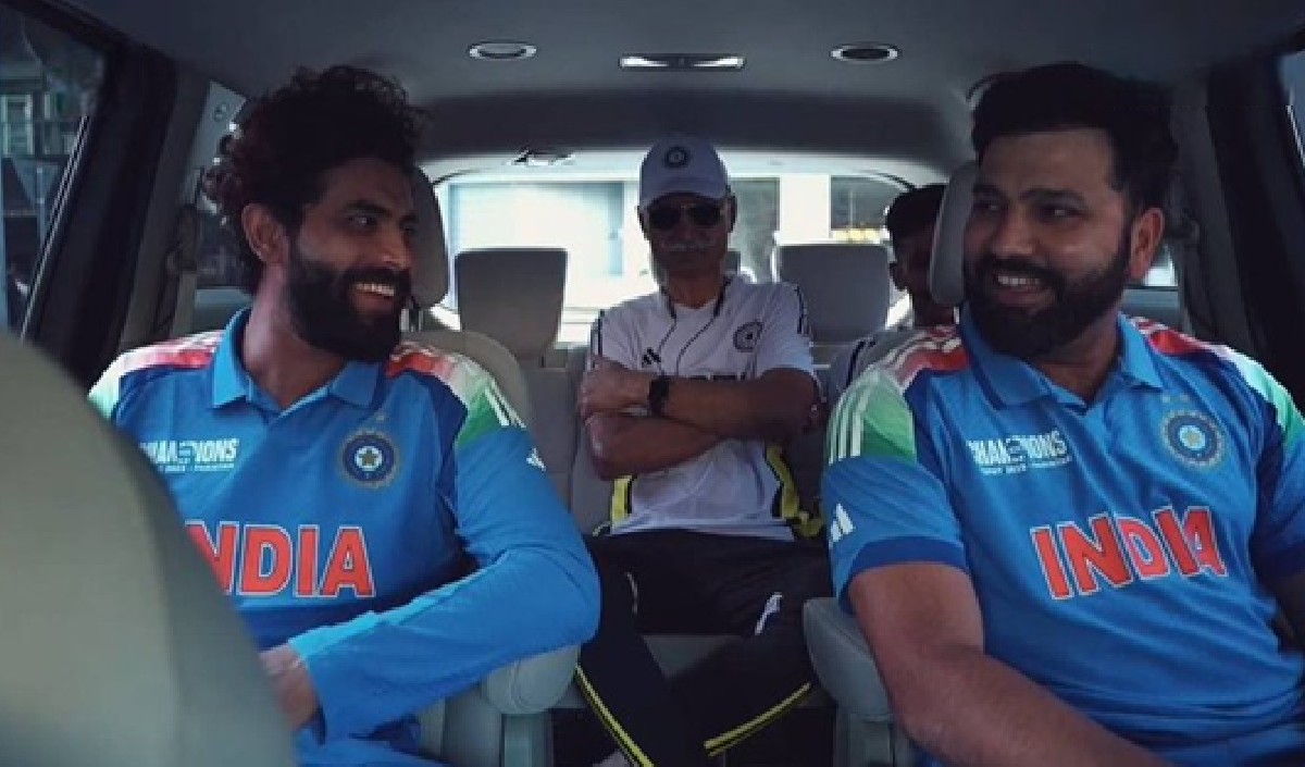 Champions Trophy 2025 से पहले मस्ती के मूड में दिखे टीम इंडिया के प्लेयर, रवींद्र जडेजा के सवालों पर रोहित शर्मा का मजेदार जवाब- Video