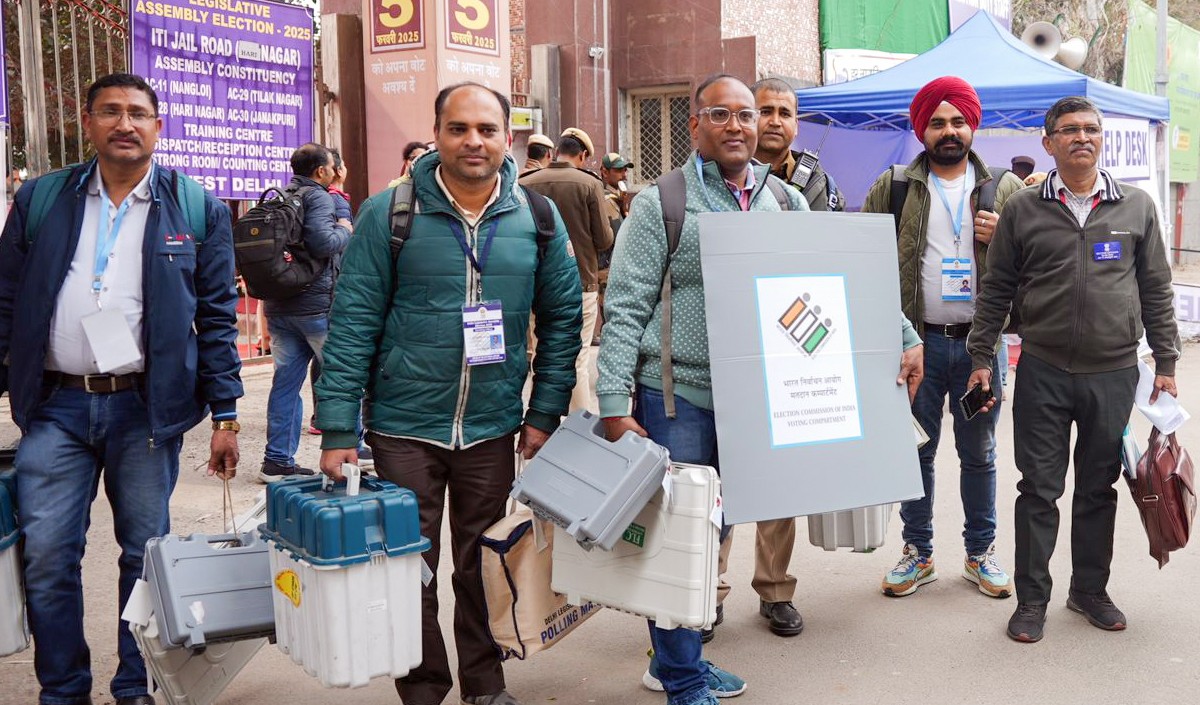 Delhi Assembly Elections 2025: 70 सीटों पर कल होगी वोटिंग, सुरक्षा के पुख्ता इंतजाम