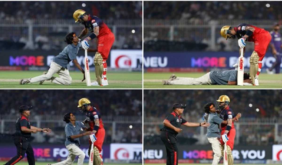 KKR vs RCB: विराट कोहली को गले लगाने वाला फैन हुआ गिरफ्तार, पुलिस ने दर्ज किया केस