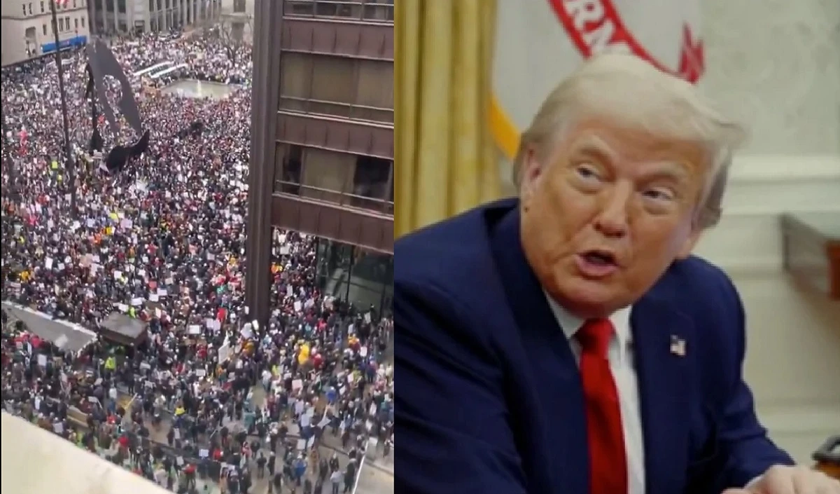 America की सड़कों पर गुस्साए हजारों लोग, 50 राज्यों में बवाल, ट्रंप छोड़ देंगे राष्ट्रपति पद?