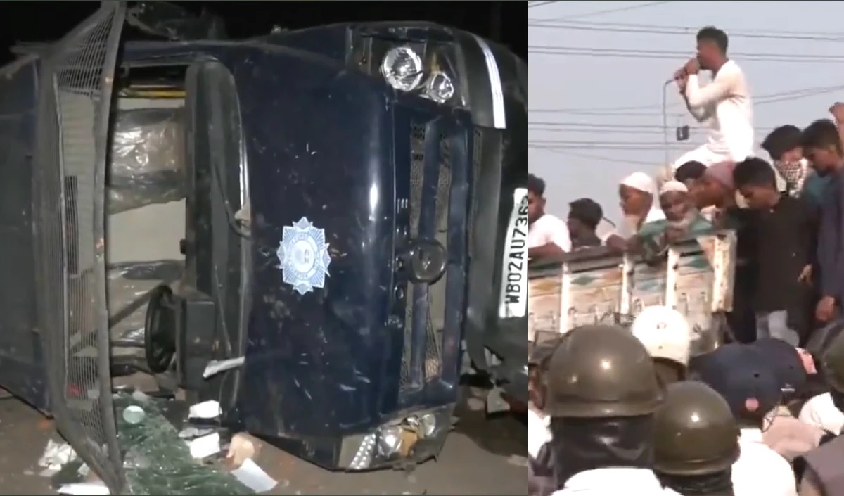 Murshidabad के बाद अब दक्षिण 24 परगना में तनाव,  ISF के कार्यकर्ताओं और पुलिस में झड़प