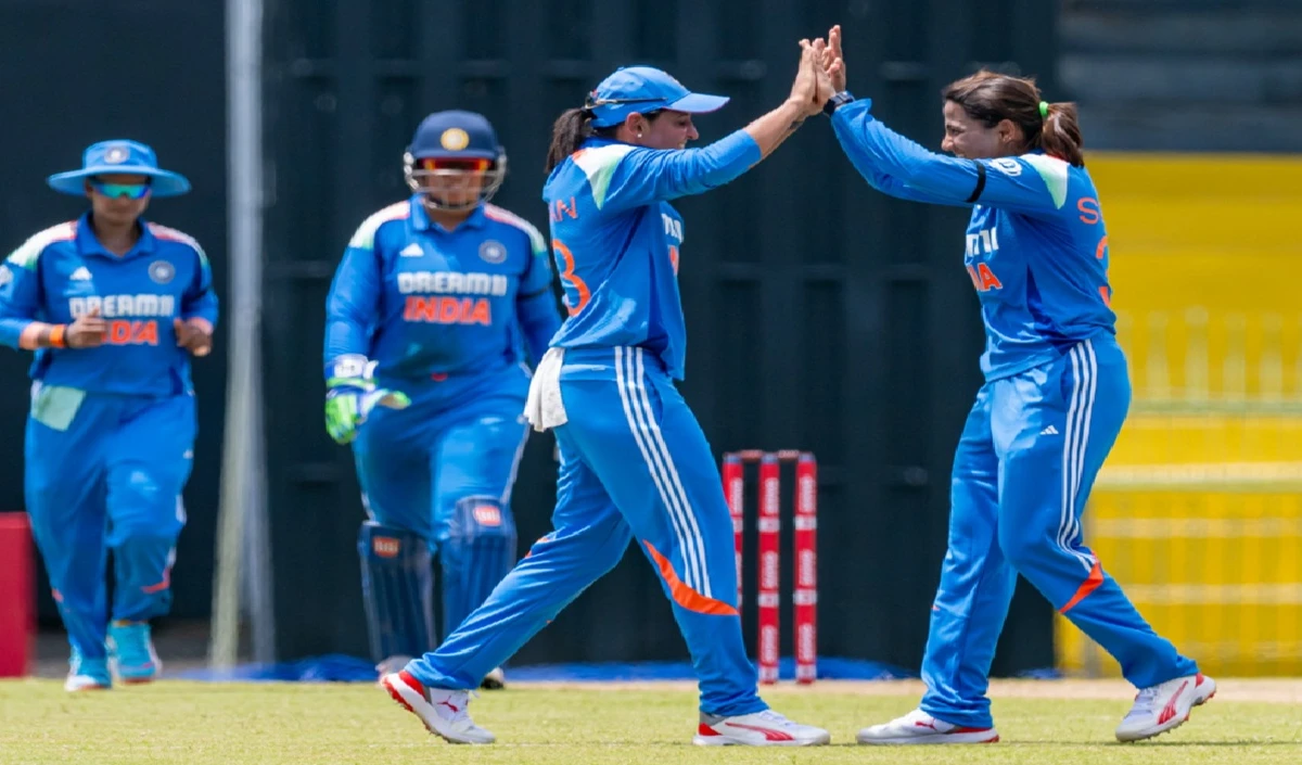 INDw vs SLw: टीम इंडिया ने पहले ही मैच में श्रीलंका को दी पटखनी, स्नेह राणा का बेहतरीन प्रदर्शन