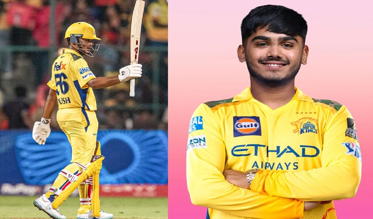 RCB vs CSK: एम चिन्नास्वामी में आयुष म्हात्रे ने बल्ले से मचाया गर्दा, चेन्नई के लिए ऐसा करने वाले बने पहले बल्लेबाज