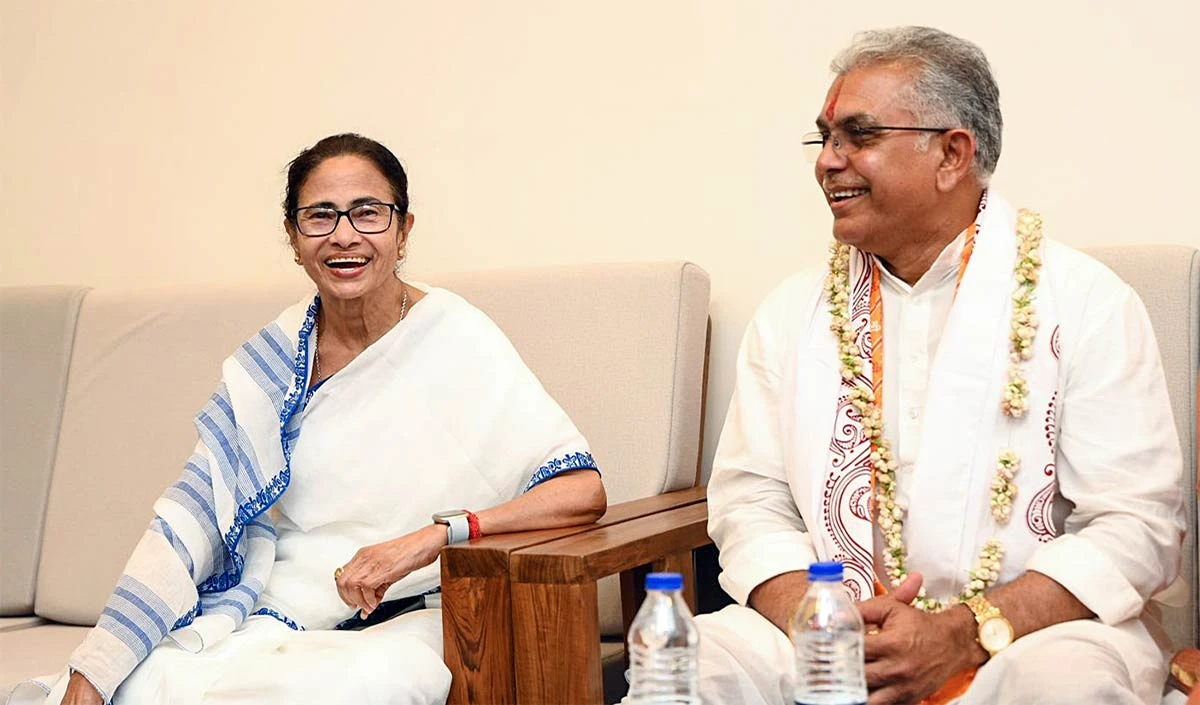 Dilip Ghosh ने की Mamata Banerjee से मुलाकात, BJP छोड़ TMC में शामिल होने की अटकलें