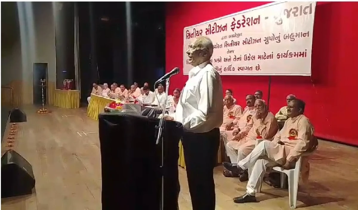 सशक्त वरिष्ठ नागरिक असहाय व दयनीय जीवन जीने वाले बुजुर्गों के लिए एम्बेसेडर- मगनभाई पटेल